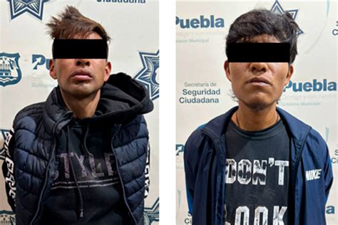 Policía municipal de Puebla detiene a dos integrantes de la banda