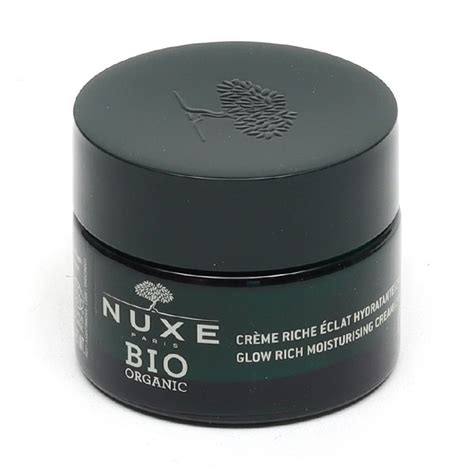 Nuxe Bio Crème riche hydratante éclat 50 ml Peau normale à sèche