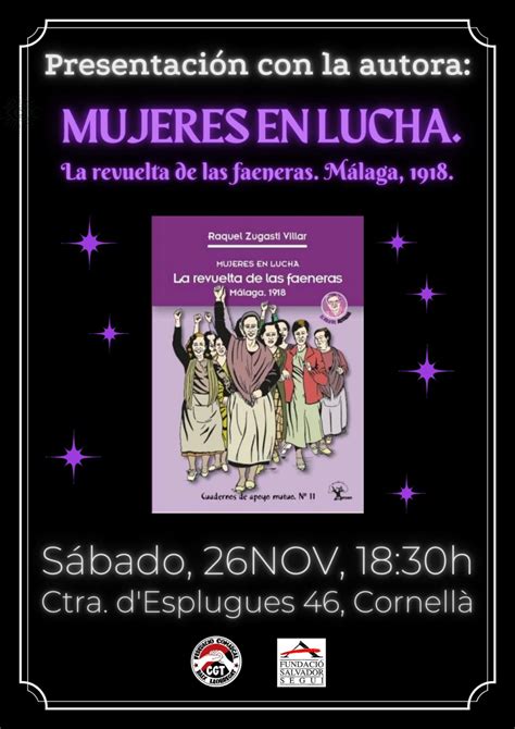 Fss Presentación Del Libro Mujeres En Lucha El Día 26 11 2022