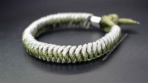 Tutorial Pulsera Paracord Nudo Simple De Piedra Y Cristal