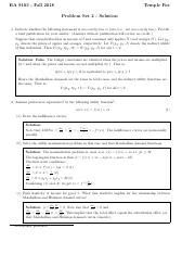 Ps Solutions Pdf Ba Fall Temple Fox Problem Set