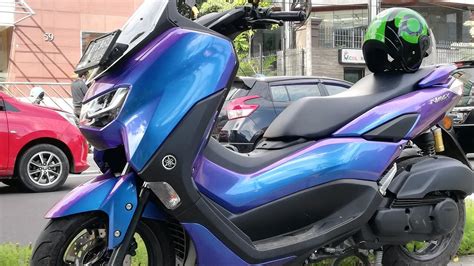 Yamaha Nmax 2020 Abs Matte Blue Berubah Jadi Bunglon Youtube