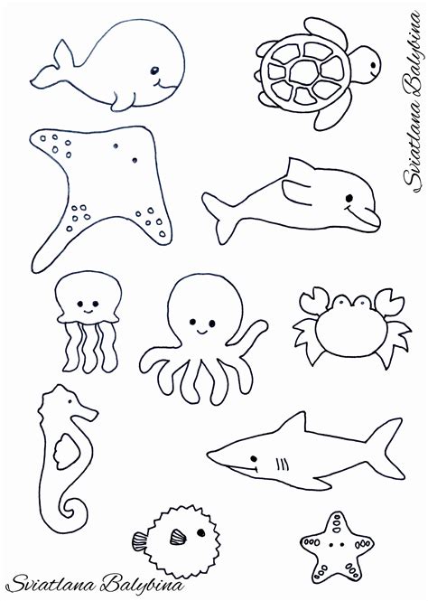 Animal Outlines For Coloring - Coloring Easy for Kids