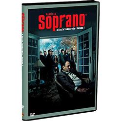 Coleção Família Soprano 6ª Temporada 4 DVDs no Shoptime