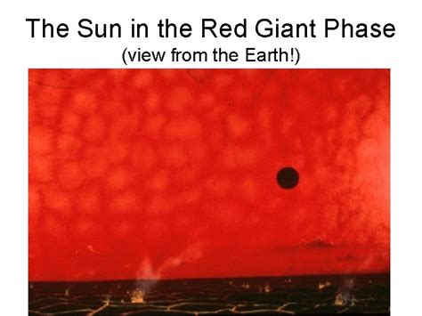 The Sun in the Red Giant Phase view