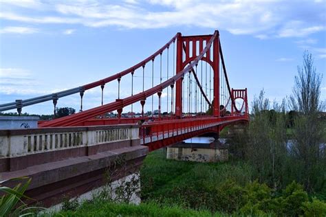 Necochea Puente Colgante Sobre El R O Quequ N Grande Foto Flickr