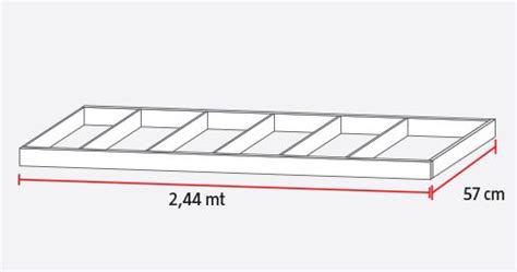 A Drawing Of A Tray With Two Compartments On The Bottom And One Section