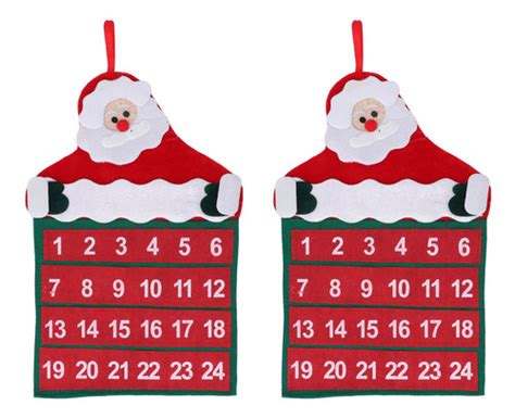 Calendario De Cuenta Regresiva Para Navidad Estilo Clásico Meses Sin Intereses