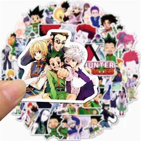 Hunter Stickers Hunterxhunter Anime Manga Stickers Famous Etsy