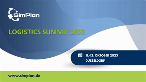 Logistics Summit Oktober D Sseldorf