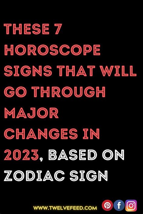 These Horoscope Signs That Will Go Through Major Changes In