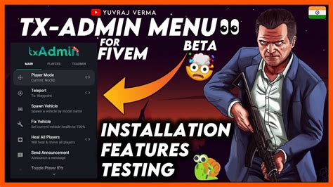 Txadmin Menu Beta Standalone Installation Features And Testing