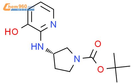 1421035 21 3s 3 3 羟基吡啶 2 基氨基吡咯烷 1 羧酸叔丁酯化学式、结构式、分子式、mol 960化工网