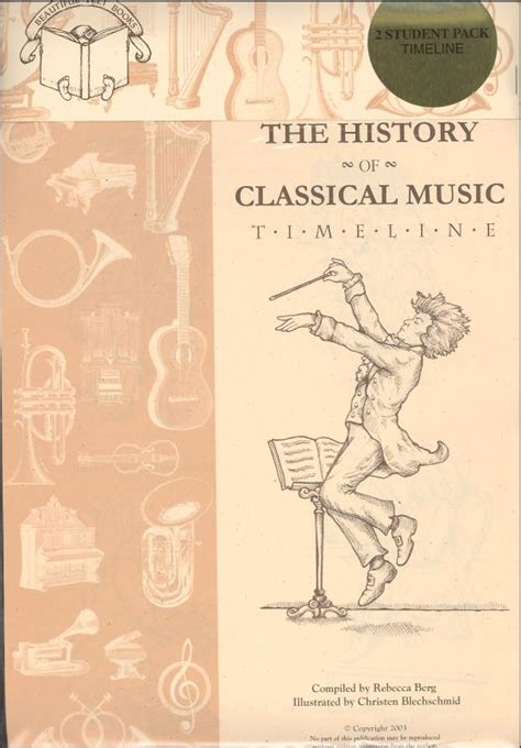 History Of Classical Music 2 Timeline Pack Beautiful Feet Books