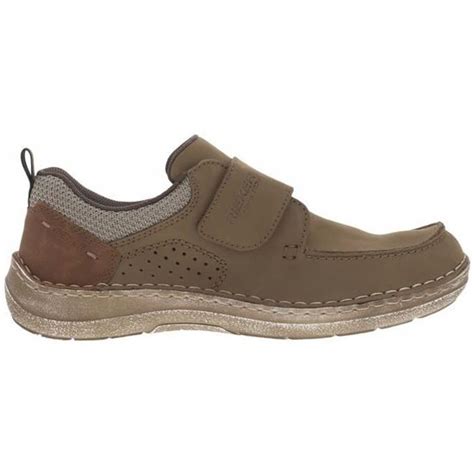 Baskets Basses Cuir Rieker Beige RIEKER Adulte Mixte Plat