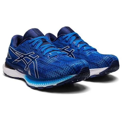 Asics Gel Saiun Electric Bluewhite Running Shoes Men