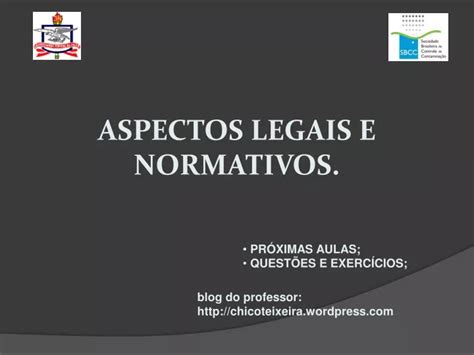 Ppt Aspectos Legais E Normativos Powerpoint Presentation Free