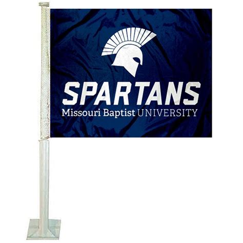 Missouri Baptist Spartans Car Flag