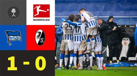 Fr Hes Tor Entscheidet Spiel Hertha Bsc Vs Freiburg