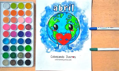 10 Dibujos Del Mes De Abril Para Colorear ¡gratis Coloreando Juntos