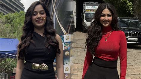 Jannat Zubair And Reem Shaikh Present At Laughter Chefs Unlimited Entertainment Shoot Youtube