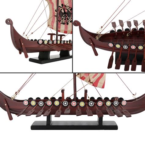 Wooden Drakkar Oseberg Viking Ship Model Buy Wooden Viking Ship