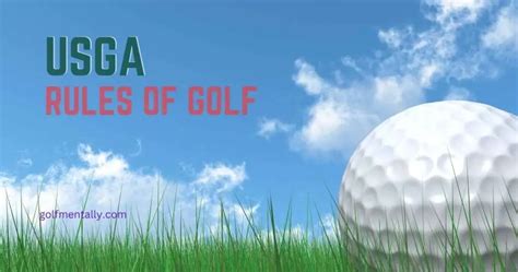 The Ultimate Guide To Usga Rules Of Golf Golf Mentally