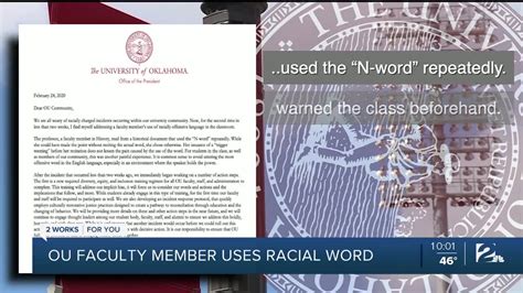 Second Racially Offensive Language Incident At Ou In February