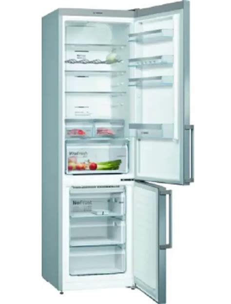 Bosch Serie Kgn Ieq Fridge Freezer Freestanding L E Stainless