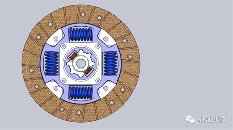 【工程机械】clutch 71离合器结构3d图纸 Solidworks设计solidworks 仿真秀干货文章