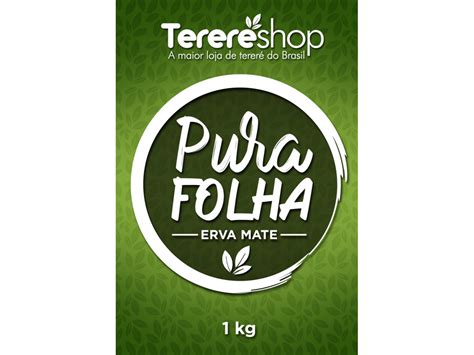 Erva Mate Pura Folha Tereré Shop 1kg TereréShop