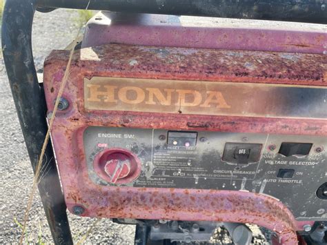 Honda Eb5000x Generator 5000 Watt Bigiron Auctions