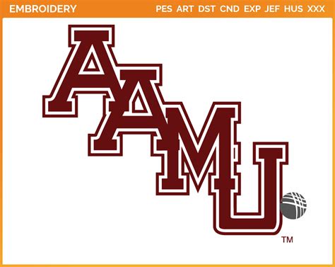 Alabama A&M Bulldogs - Wordmark Logo (1966) - College Sports Embroidery ...