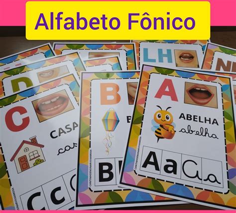 Alfabeto F Nico Ilustrado Lojinha Do Cantinho Ensinar