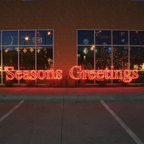 Estate Sized Seasons Greetings 19 Lighted Sign Frontgate