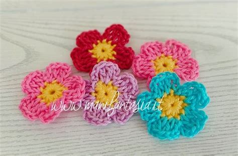 Fiori Uncinetto Schemi E Tutorial Facili E Belli Manifantasia Crochet