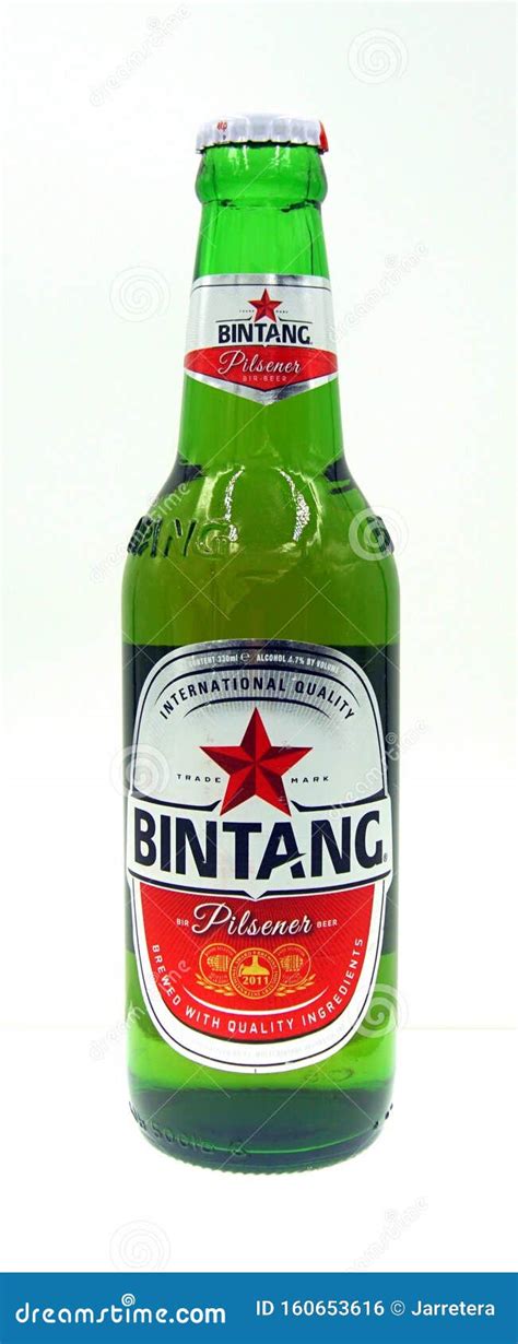 Flasche Bintang Bir Pilsener Redaktionelles Foto Bild Von Nachricht