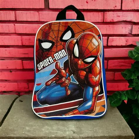 Mochila Marvel Escolar Spiderman Animado Dise O Liso Mercadolibre