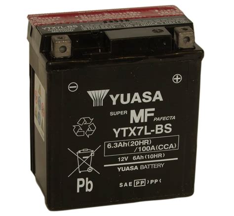 Yuasa Ytx L Bs Motorcycle Batter Inc Free Delivery Mds Battery