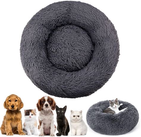 Cama De Felpa Cama Para Perro Y Gato Cama Redonda Para Mascotas Para