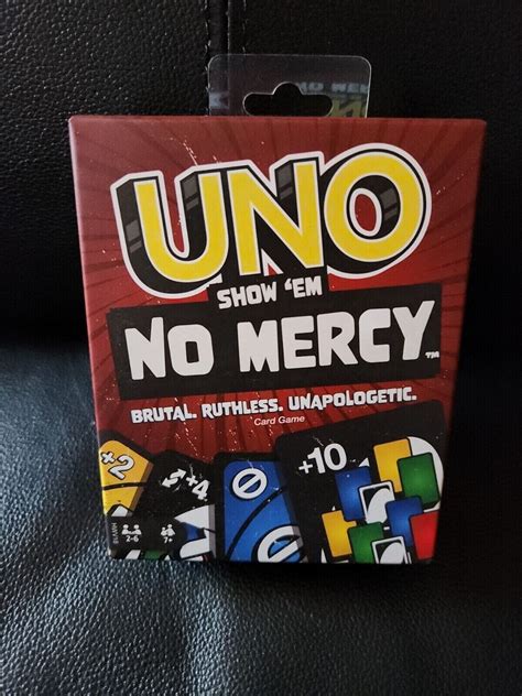 Mattel UNO Show Em No Mercy Card Game 194735220809 EBay