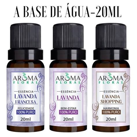 Kit 3 Essências Para Aromatizador e Difusor Elétrico a Base de Água