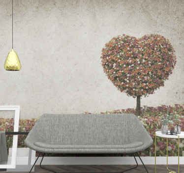 Monocolour Tree Of Life Circle Wall Sticker Tenstickers