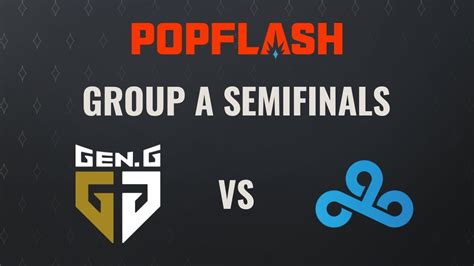 Gen G Vs Cloud9 Split Map 1 Pop Flash Group Stage Upper Bracket Semifinals Youtube