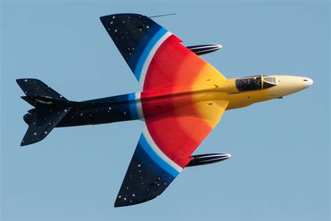 Hawker Hunter Mk A Hawker Hunter Mk A G Psst Airbourne Flickr