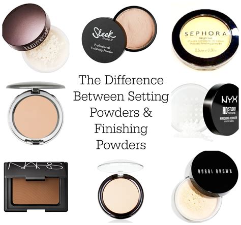 The Difference Between Setting Powders And Finishing Powders The