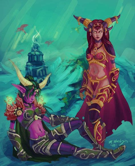 Alexstraza Leader Of The Red Dragonflight And Queen Of The Dragons And Ysera Leader Of The