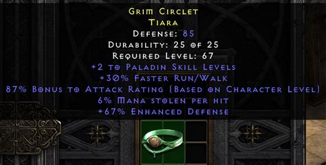 Rare Tiara 2 Pala 30frw Visio Mana Leech Topic D2jsp