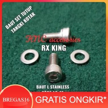 Jual Baut L Stainless Baut Set Tutup Tangki Kotak Rx King Shopee