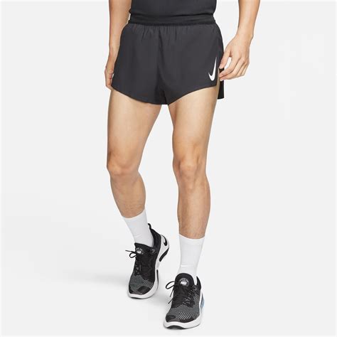 Nike Aeroswift Mens 2 Brief Lined Running Shorts Black